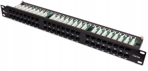 GETFORT PATCH PANEL UTP CAT.5E 48 PORTÓW PGF-5EUTP48-B9 GETFORT