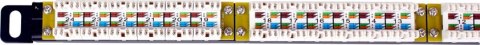 GETFORT PATCH PANEL UTP CAT.6 24 PORTY 0.5U PGF-6UTP24-B7 GETFORT