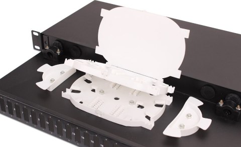 GETFORT PRZEŁĄCZNICA ŚWIATŁOWODOWA GETFORT 1U 19 Cali 24xSC DUPLEX STAŁA