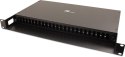 GETFORT PRZEŁĄCZNICA ŚWIATŁOWODOWA GETFORT 1U 19 Cali 24xSC DUPLEX Z PÓŁKĄ