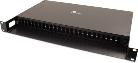 GETFORT PRZEŁĄCZNICA ŚWIATŁOWODOWA GETFORT 1U 19 Cali 24xSC DUPLEX Z PÓŁKĄ