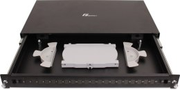 GETFORT PRZEŁĄCZNICA ŚWIATŁOWODOWA GETFORT 1U 19 Cali 24xSC SIMPLEX Z SZYNAMI