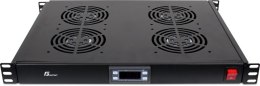 GETFORT Panel 4 wentylatorów z termostatem Rack 1U