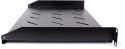 GETFORT Półka rackowa uniwersalna Getfort 19 cali 1U 270mm Czarna