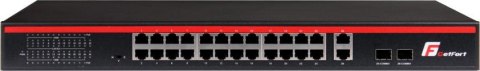 GETFORT SWITCH POE GETFORT 24FE+2GE+2SFP 250W
