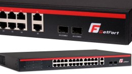 GETFORT SWITCH POE GETFORT 24FE+2GE+2SFP 250W