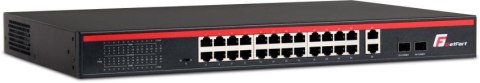 GETFORT SWITCH POE GETFORT 24FE+2GE+2SFP 250W