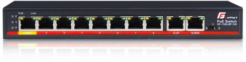 GETFORT SWITCH POE GETFORT 8FE x POE + 2FE UPLINK 120W POE+