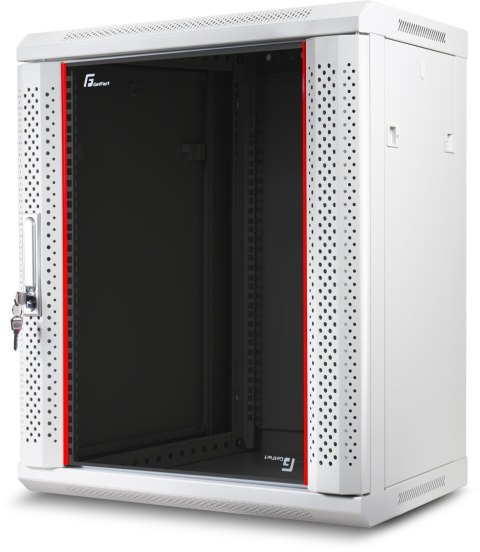 GETFORT SZAFA RACK GETFORT 19 CALI 12U 600X450 WISZĄCA SZARA