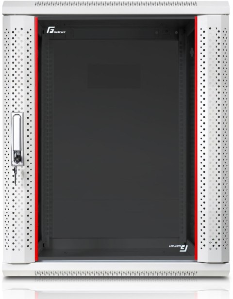 GETFORT SZAFA RACK GETFORT 19 CALI 15U 600X450 WISZĄCA SZARA