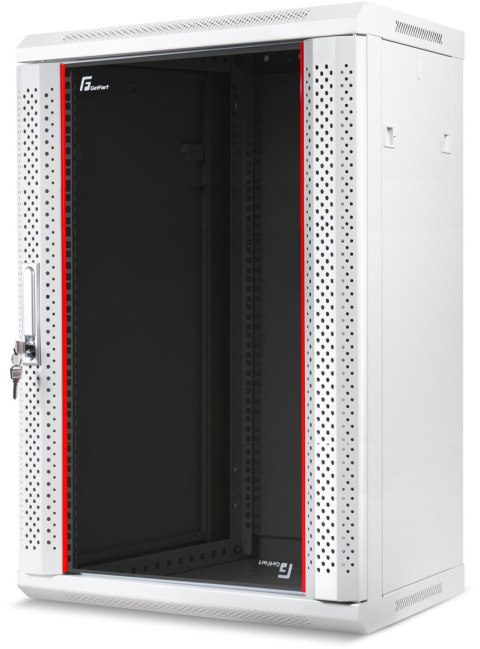 GETFORT SZAFA RACK GETFORT 19 CALI 18U 600X450 WISZĄCA SZARA