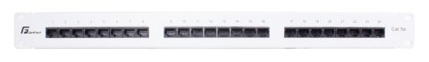 GETFORT PATCH PANEL UTP CAT.5E 24 PORTY SZARY PGF-5EUTP24-B5-G GETFORT