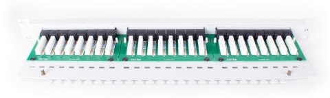 GETFORT PATCH PANEL UTP CAT.5E 24 PORTY SZARY PGF-5EUTP24-B5-G GETFORT