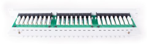 GETFORT PATCH PANEL UTP CAT.6 24 PORTY SZARY PGF-6UTP24-B5-G GETFORT