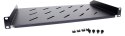 GETFORT Półka rackowa uniwersalna Getfort 19 cali 1U 170mm Czarna