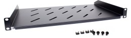 GETFORT Półka rackowa uniwersalna Getfort 19 cali 1U 170mm Czarna