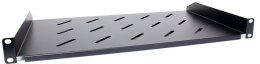 GETFORT Półka rackowa uniwersalna Getfort 19 cali 1U 170mm Czarna