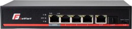 GETFORT SWITCH POE GETFORT 4+1+SFP Gigabit Ethernet 65W