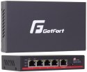 GETFORT SWITCH POE GETFORT 4GE+1GE 90W (POE-IN)