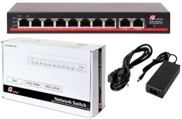 GETFORT SWITCH POE GETFORT 8FE+2GE 120W