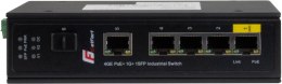 GETFORT SWITCH POE GETFORT PRZEMYSŁOWY POE 4GE+1GE+1SFP (-40/80)