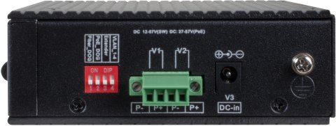 GETFORT SWITCH POE GETFORT PRZEMYSŁOWY POE 4GE+1GE+1SFP (-40/80)