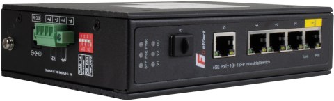 GETFORT SWITCH POE GETFORT PRZEMYSŁOWY POE 4GE+1GE+1SFP (-40/80)