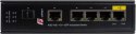 GETFORT SWITCH POE GETFORT PRZEMYSŁOWY POE 4GE+1GE+1SFP (-40/80)