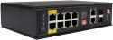 GETFORT SWITCH POE GETFORT PRZEMYSŁOWY POE 8GE+2GE+2SFP (-40/80)