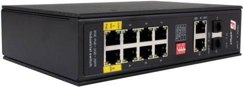 GETFORT SWITCH POE GETFORT PRZEMYSŁOWY POE 8GE+2GE+2SFP (-40/80)