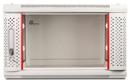 GETFORT SZAFA RACK GETFORT 19 CALI 6U 600X450 WISZĄCA SZARA
